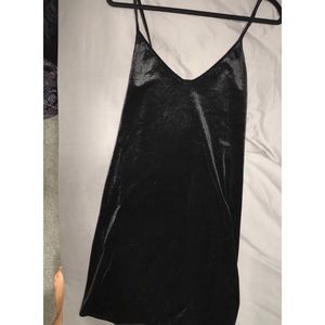 Black Brandy Melville velvet dress